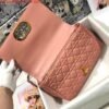 Dior Large Caro Bag M9243 Calfskin Pink Gold