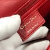 Dior M9243 Large Caro Bag Calfskin Red Gold