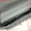 Replica Dior M9243 Large Caro Bag Calfskin Gray