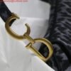 Dior Saddle Bag M0446 Gray Mizza Embroidery