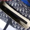 Dior Saddle Bag M0446 Blue Dior Oblique Jacquard