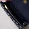 Dior Saddle Belt Bag S5619 Blue Dior Oblique Jacquard