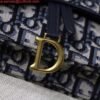 Dior Saddle Belt Bag S5619 Blue Dior Oblique Jacquard