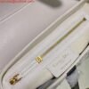 Dior Saddle Bag White and Blue Dior Oblique Perforated Calfskin M0446