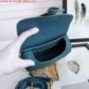Replica Dior M9317 Small bobby bag Blue Grained Calfskin
