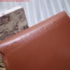 Replica Dior M9320 Large Bobby Bag Brown Box Calfskin with Blue Oblique Strap