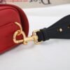 Replica Dior M9320 Large Bobby Bag Red Box Calfskin with Blue Oblique Strap