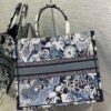 Dior M1286 Large Book Tote Blue Multicolor Zodiac Fantastico Embroidery