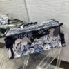 Dior M1286 Large Book Tote Blue Multicolor Zodiac Fantastico Embroidery