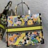 Dior M1286 Large Book Tote Black Multicolor Zodiac Fantastico Embroidery