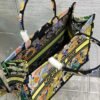 Dior M1286 Large Book Tote Black Multicolor Zodiac Fantastico Embroidery