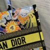 Dior M1296 Medium Book Tote Black Multicolor Zodiac Fantastico Embroidery
