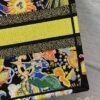 Dior M1296 Medium Book Tote Black Multicolor Zodiac Fantastico Embroidery