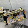 Dior M1296 Medium Book Tote Black Multicolor Zodiac Fantastico Embroidery