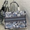 Dior M1296 Medium Book Tote Blue Multicolor Zodiac Fantastico Embroidery