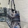 Dior M1296 Medium Book Tote Blue Multicolor Zodiac Fantastico Embroidery