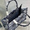 Dior M1296 Medium Book Tote Blue Multicolor Zodiac Fantastico Embroidery