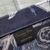 Dior M1296 Medium Book Tote Blue Multicolor Zodiac Fantastico Embroidery