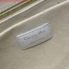 Dior M1296 Medium Book Tote White Perforated and Embossed Oblique Calfskin