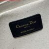 Dior M1296 Medium Book Tote Black Perforated and Embossed Oblique Calfskin