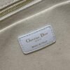 Dior M1286 Large Book Tote White Perforated and Embossed Oblique Calfskin