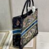Dior M1286 Large Book Tote D-Constellation embroidery in shades of blue
