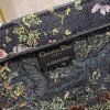 Dior M1286 Large Book Tote D-Constellation embroidery in shades of blue