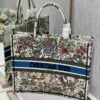 Dior M1286 Large Book Tote Latte D-Constellation Embroidery