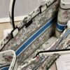Dior M1286 Large Book Tote Latte D-Constellation Embroidery