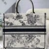 Dior M1286 Large Book Tote Toile de Jouy Zodiac latte embroidery
