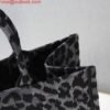 Dior M1286 Dior Book Tote Grey Multicolor Mizza Embroidery