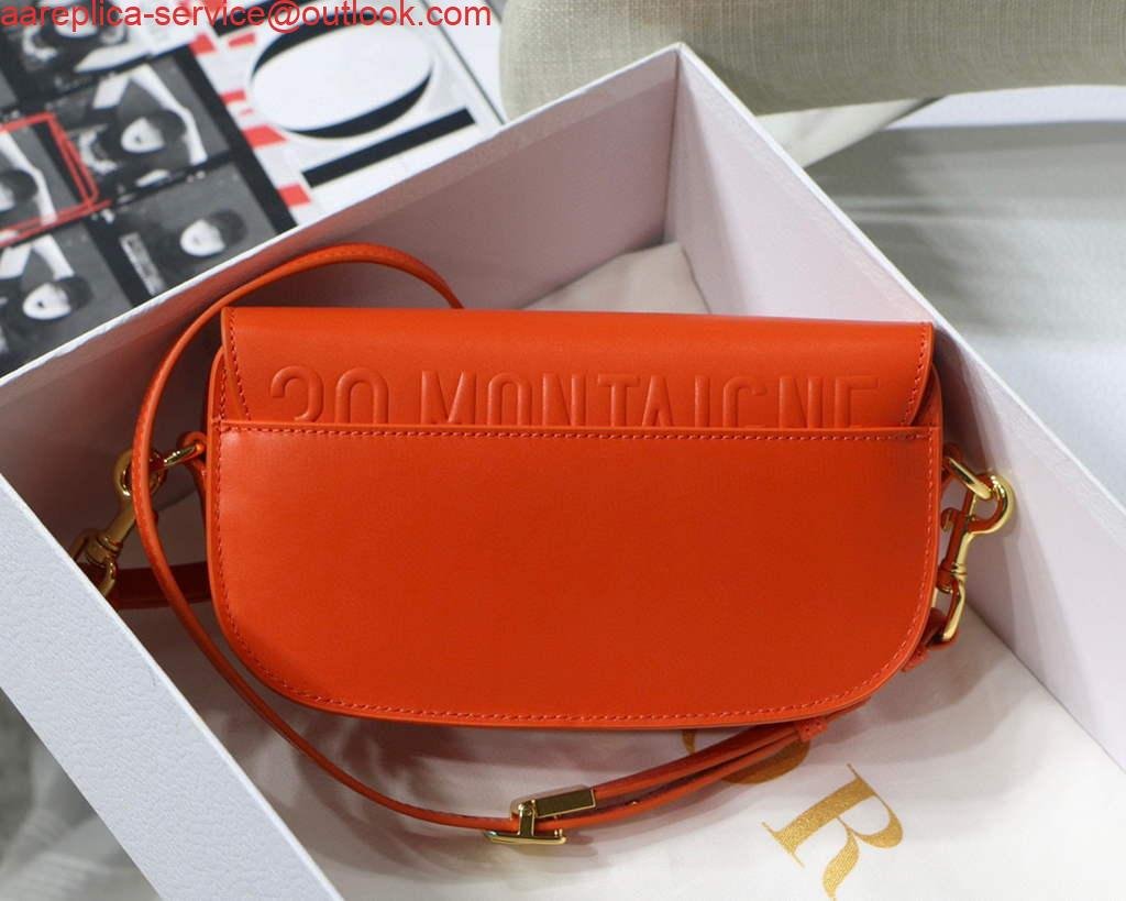 Replica Dior M9327 dior Bobby bag East West Box Calfskin Orange
