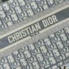 Dior Book Tote M1265 Small Dior Oblique Embroidery Gray