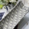Dior Book Tote M1265 Small Dior Oblique Embroidery Gray