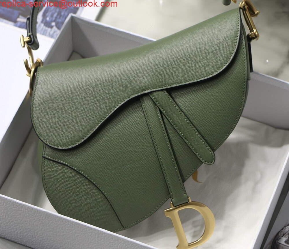 Dior M0446 Saddle Bag Dior Calfskin Bag Green