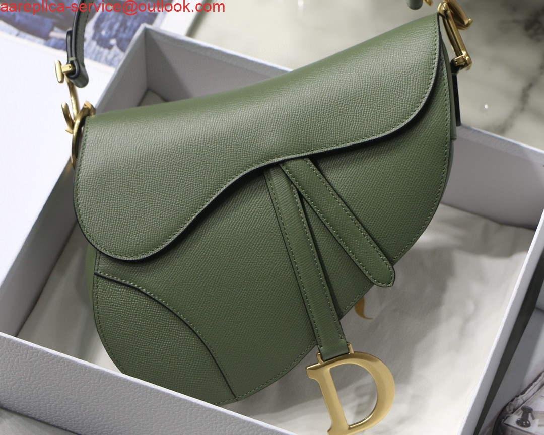 Dior M0446 Saddle Bag Dior Calfskin Bag Green