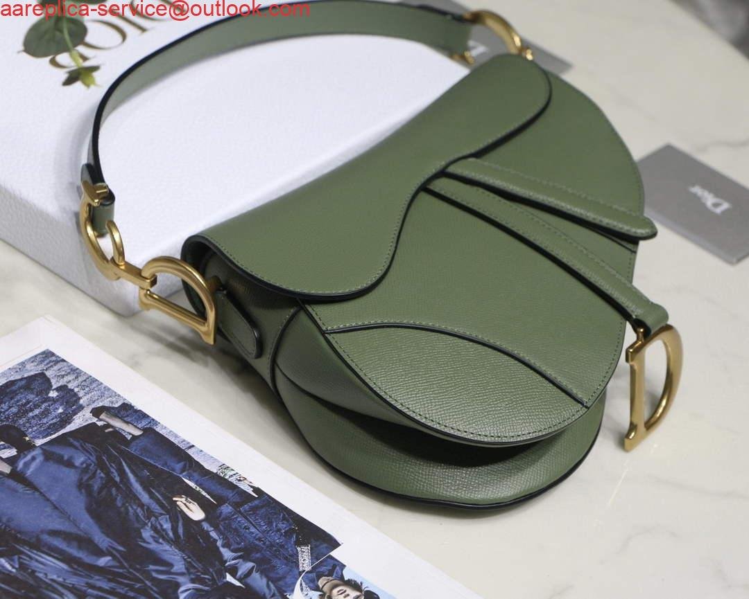 Dior M0446 Saddle Bag Dior Calfskin Bag Green