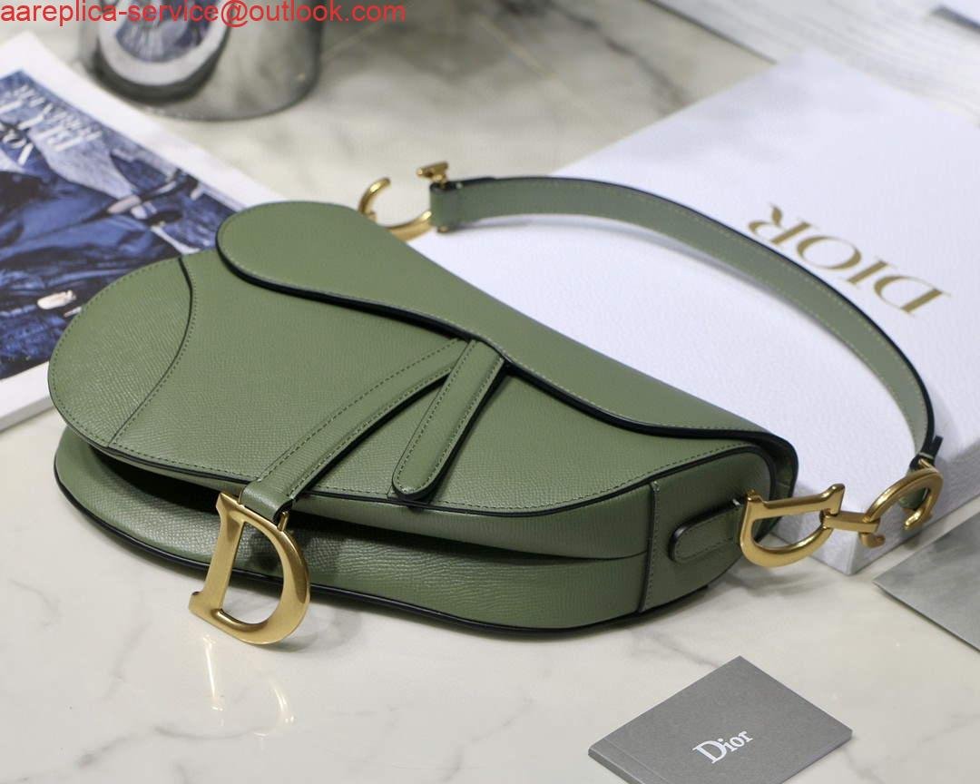 Dior M0446 Saddle Bag Dior Calfskin Bag Green