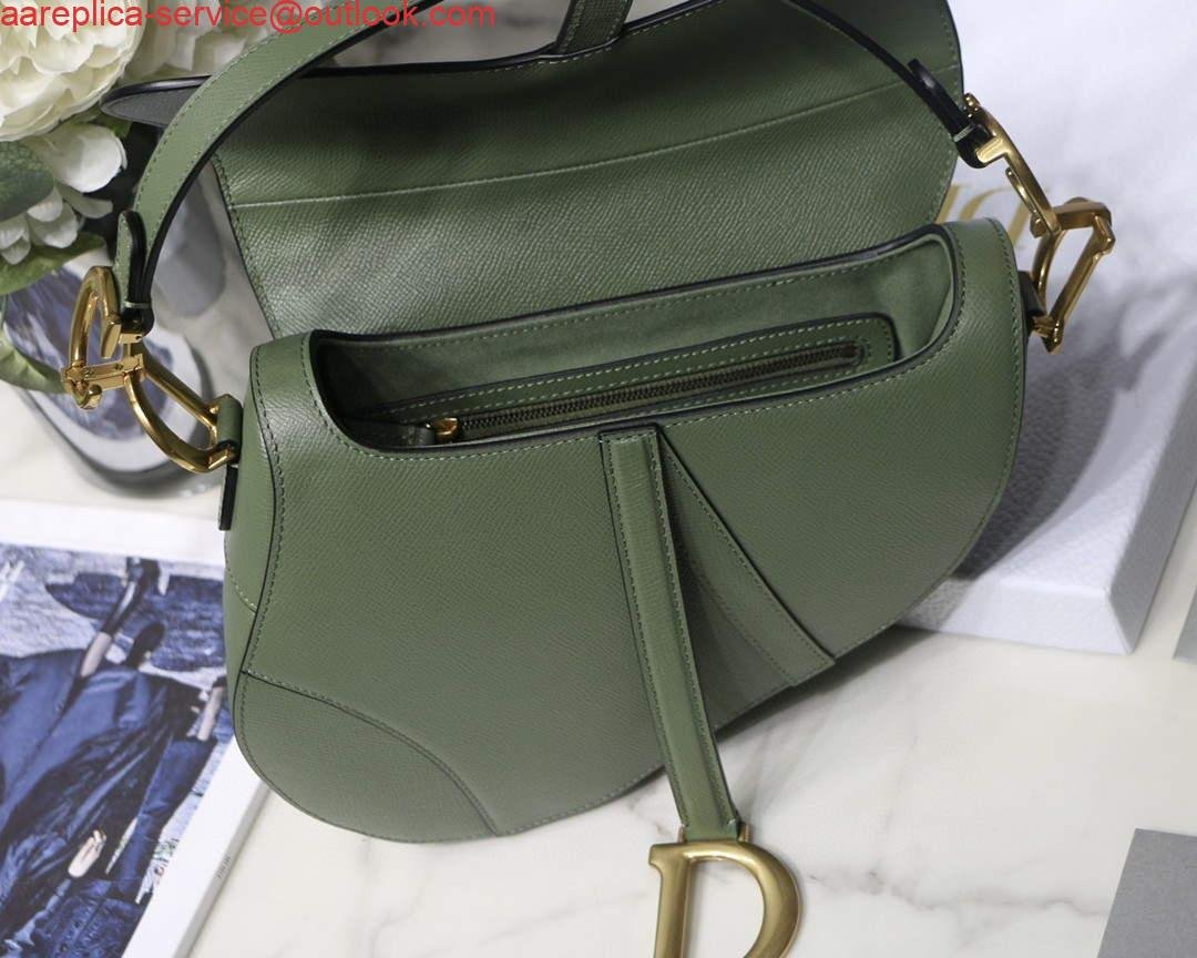 Dior M0446 Saddle Bag Dior Calfskin Bag Green