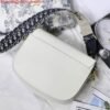 Replica Dior M9320 Large Dior Bobby Bag Latte Box Calfskin With Blue Oblique Embroidered Strap