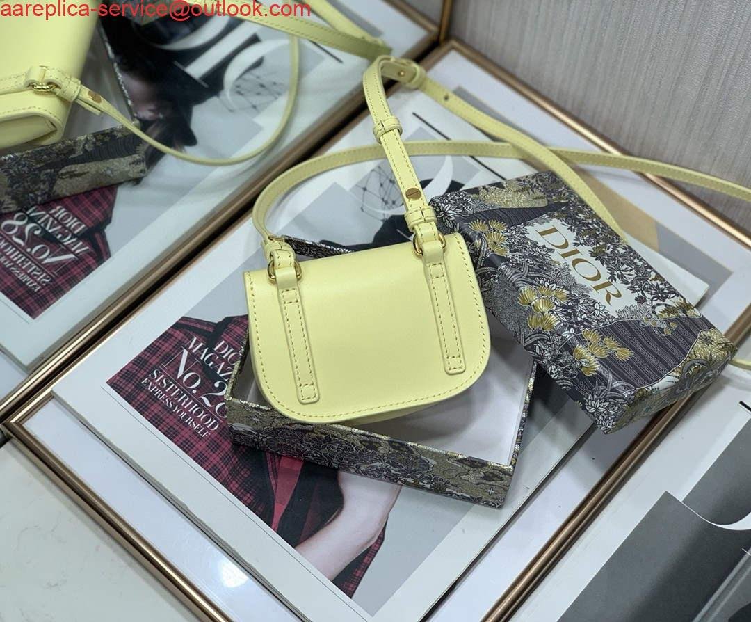 Replica Dior M2278 Mini Bobby bag Yellow Box Calfskin