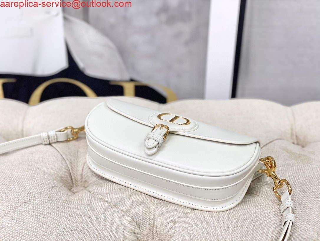Replica Dior M9327 dior Bobby bag East West White Box Calfskin