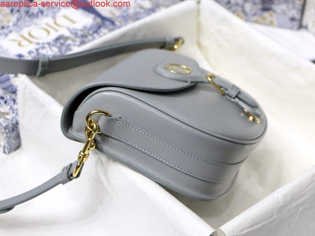 Replica Dior M9319 Medium dior Bobby bag Grey box Calfskin