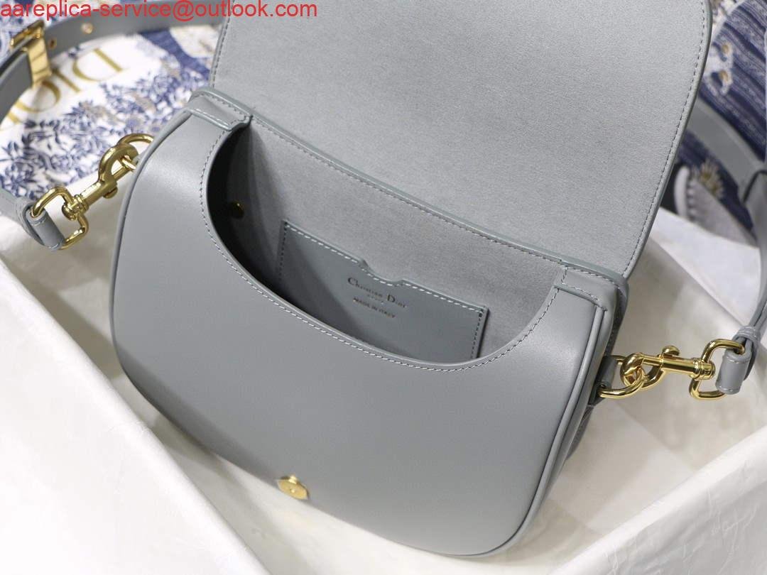 Replica Dior M9319 Medium dior Bobby bag Grey box Calfskin