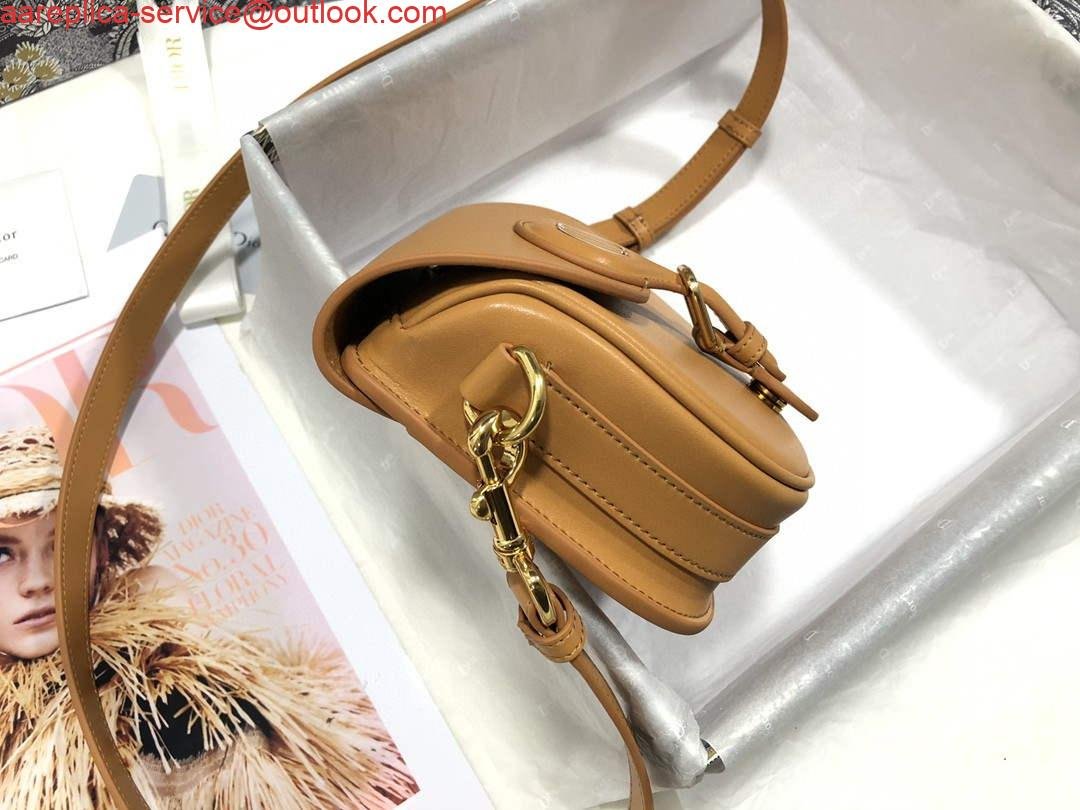 Replica Dior M9317 Crossbody small dior Bobby bag Tan box Calfskin