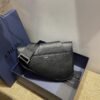 Dior M0446 Saddle Bag Dior Calfskin Bag Black