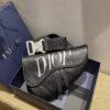Dior M0446 Saddle Bag Dior Calfskin Bag Black