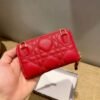 Replica Dior Caro Mini zipper clutch 5087 Red