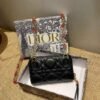 Dior Caro Mini zipper clutch 5087 Black