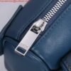 Replica Dior 1ADPO223 Saddle Belt Bag Leather Blue